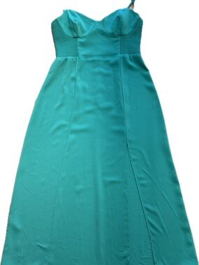 white christmas dresses Romance Ruffle Dress, in Steel Blue Chiffon, Size: Xs | Show Me Your Mumu main image 1